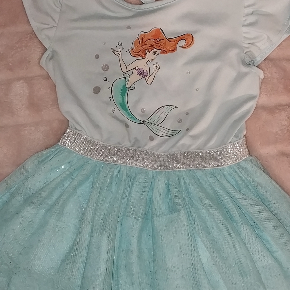 Disney Ariel Light Blue Tulle Mermaid Dress